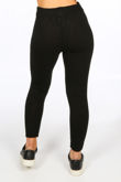 Black Bardot Knitted Jumper & Leggings Set 