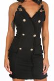 Black Denim Mini Dress