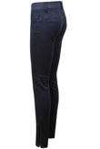 Navy Glitter Textured Zip Detail Skinny Jeans