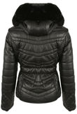 Fleece Fur Hood Puffer Jacket