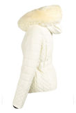 Fleece Fur Hood Puffer Jacket