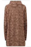 Mocha Textured Fur OverCoat