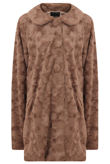 Mocha Textured Fur OverCoat