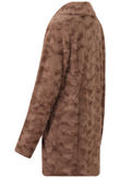 Mocha Textured Fur OverCoat