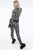 Monochrome Slogan Loungewear Set