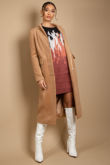 Camel Tailored Warm Overcoat
