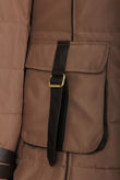 Beige Matte Finish Puffer Coat