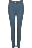 Blue Denim High Waist Tube Jeans
