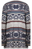 Aztec Print Pull Over Cardigan