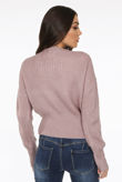 Rose Front Bow Knot Knitted Jumper