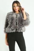 Shaggy Fur Cropped Jacket