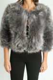 Shaggy Fur Cropped Jacket