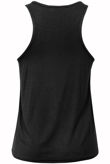 Black Beaded Flower Pattern Detailed Sleeveless Tops