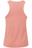 Peach Embellished Sleeveless Top 