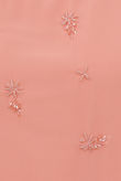 Peach Embellished Sleeveless Top 