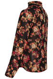 Floral Printed Ruched Neck Top