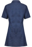 Denim Front Button Up Shift Dress