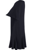 Flare Hem Shift Dress In Navy