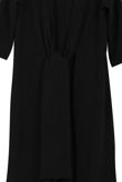 Black With Gold Chain Trimming Maxi Dress