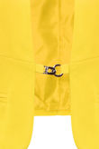 Yellow Puff Sleeve Hook Fastening Short Blazer