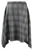 Glen Plaid Check Overlap Napkin Skirt