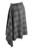 Glen Plaid Check Overlap Napkin Skirt