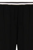 Black & White Contrast Leisurewear Trouser