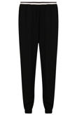 Black & White Contrast Leisurewear Trouser