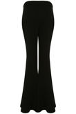 Bell Bottom Trousers in Black