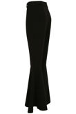 Bell Bottom Trousers in Black