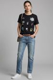 Black Badge Embellished Tees