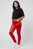 Disco Skinny Trouser In Red