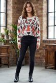 Tiger Detail Mohair Jumper