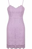 Lilac Block Colour Lace Bodycon Mini