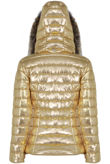 Golden Metallic Padded Coat