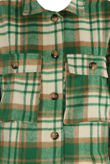Green Check Print Shackets