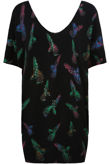 Black Humming Bird Print Jumpers