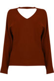 Knitted Front Cut Out Jumpers - Mix Colours Pack