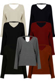 Knitted Front Cut Out Jumpers - Mix Colours Pack
