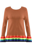 Rainbow Hemline Jumpers - Mixed Colour Pack