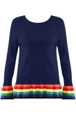 Rainbow Hemline Jumpers - Mixed Colour Pack