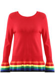 Rainbow Hemline Jumpers - Mixed Colour Pack