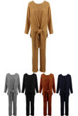  Pearls Trim Tie Up Loungewear - Mix Colours Pack