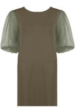 Knitted Mesh Sleeve Mini Dress - Mixed Colours Pack