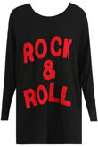 Rock & Roll Embossed Knitted Mix colour Jumper