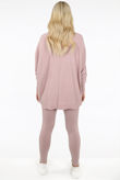 Sequin Heart Embellished Jumper & Trouser Set