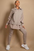 Knitted Jumper With Shirt & Trouser Co-Ord
