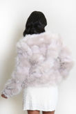 Light Grey Soft Faux Fur Jacket