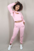 Pink Arm Warmer & Vest 3 Piece Loungewear Set