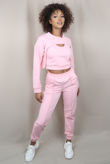 Pink Arm Warmer & Vest 3 Piece Loungewear Set